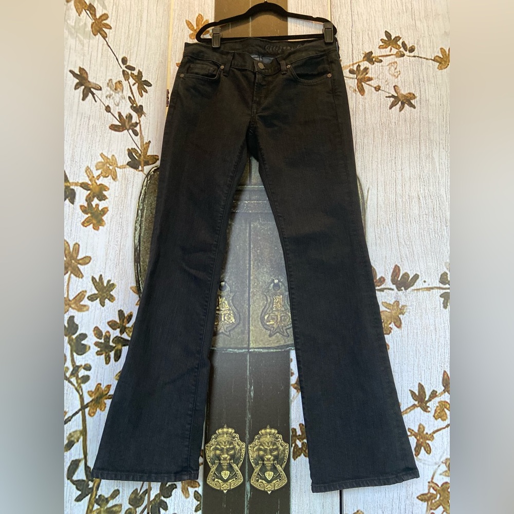 Citizens Of Humanity Black Jeans Size 29 Petite Bootcut